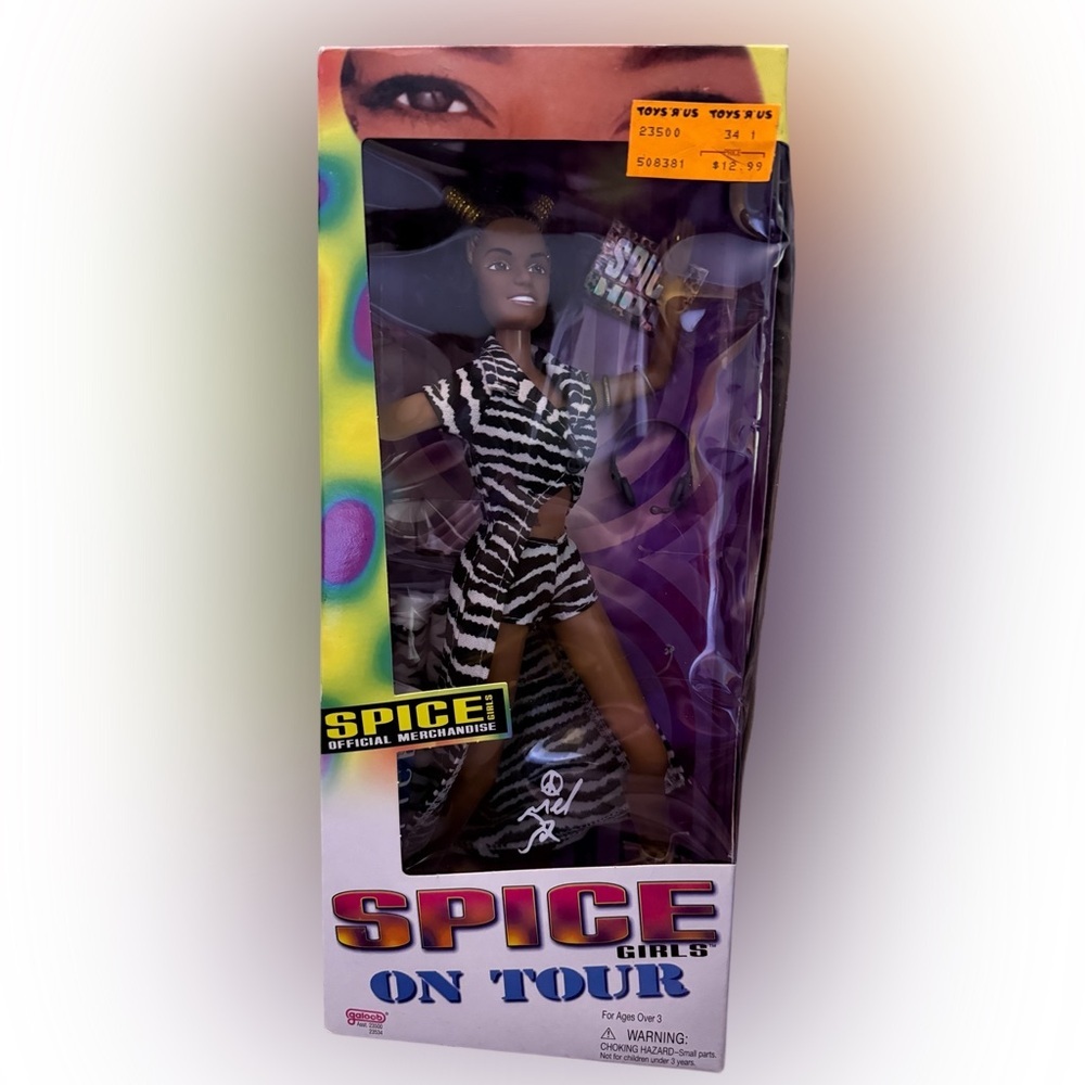 Spice Girls “On Tour” Doll - Mel B. (Scary Spice) - 1997 Galoob NIB